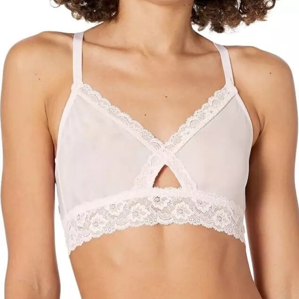 Cosabella Forever Racerback Bralette M -Pink Lilly-